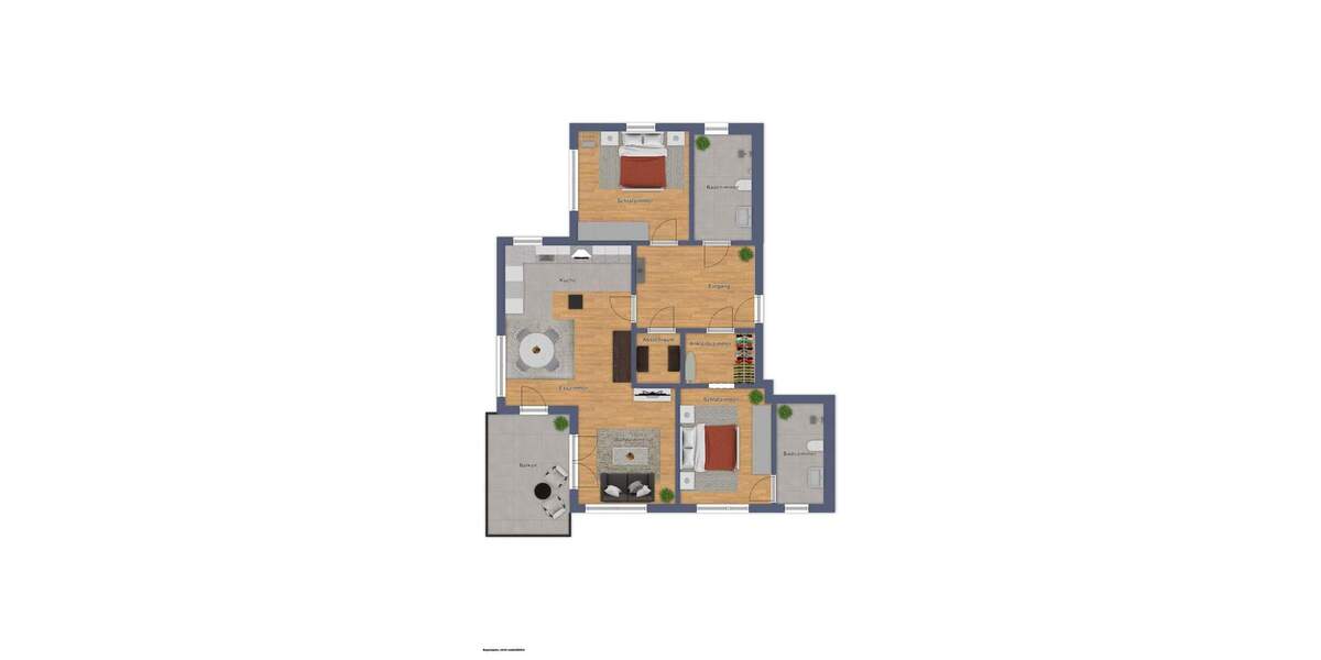 Etagenwohnung Würzburg Frauenland - 3 Zimmer, 97 m&sup2;, 765.000&euro; | Angebot:25820154
