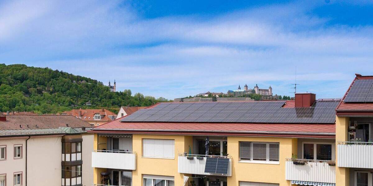 Etagenwohnung Würzburg Sanderau - 2 Zimmer, 50 m&sup2;, 750&euro; | Angebot:26628112