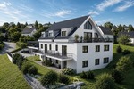 Ganze Etage, Balkonterrassenwohnung - 4,5 Zimmer - Neubau mit 5 Wohneinheiten, hier WE 5 - Dachgeschoßwohnung Höchberg | Angebot:26143368