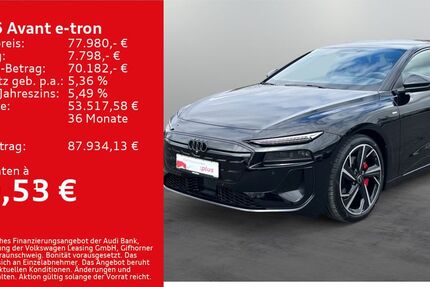 Audi A6 e-tron 6.500 km 77.980 &euro; Kitzingen 97318