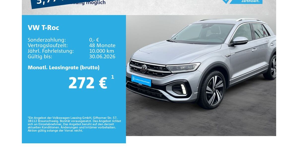 VW T-Roc 28.500 km 25.480 &euro; Kitzingen 97318