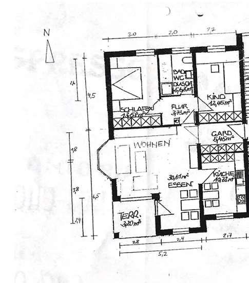 Terrassenwohnung Waldbüttelbrunn - 3 Zimmer, 85 m&sup2;, 315.000&euro; | Angebot:24783296