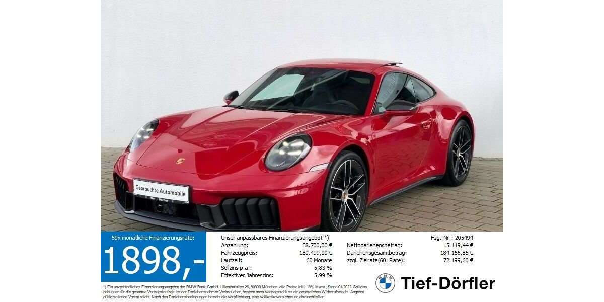 Porsche 911 3.659 km 180.499 &euro; Marktsteft 97342