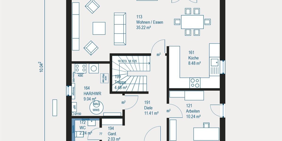 Inklusive Grundstück und freie Planung - Auf Wunsch bezugsfertig - Einfamilienhaus Biebelried | Angebot:27312069