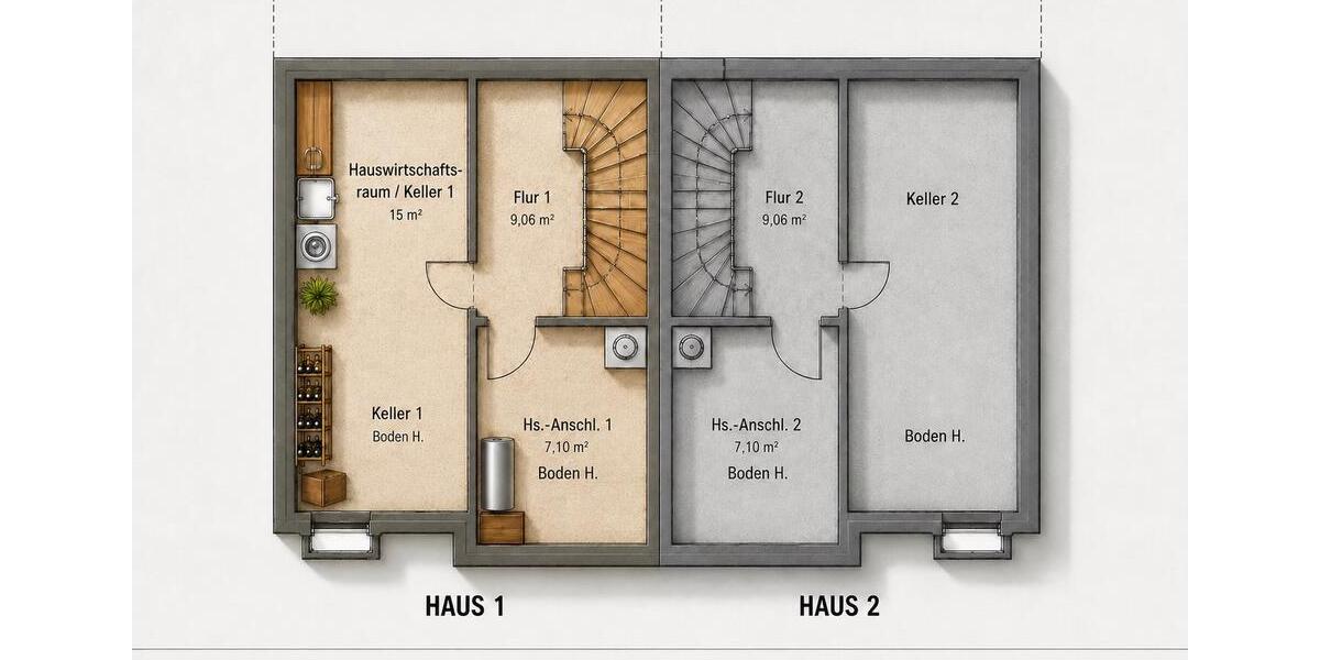 Doppelhaushälfte Würzburg Heuchelhof - 5 Zimmer, 128 m&sup2;, 590.000&euro; | Angebot:27209496