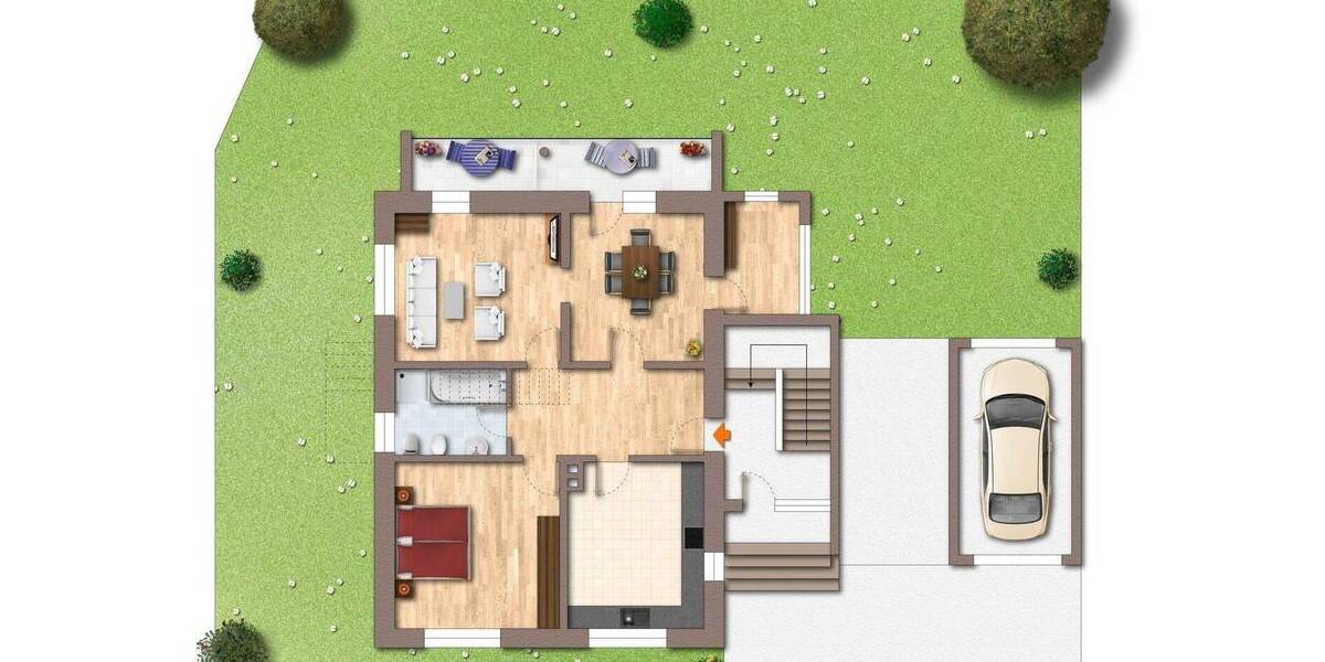 Etagenwohnung Bütthard Gützingen - 3 Zimmer, 100 m&sup2;, 690&euro; | Angebot:26290164