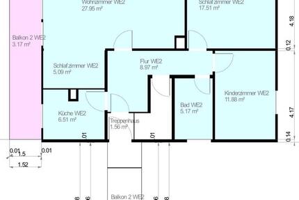 Wohnung Würzburg Dürrbachau - 3 Zimmer, 86 m&sup2;, 1.200&euro; | Angebot:25449954