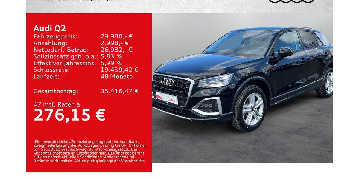 Audi Q2 22.500 km 29.980 &euro; Kitzingen 97318