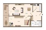 Etagenwohnung Gerbrunn - 2 Zimmer, 56 m&sup2;, 155.000&euro; | Angebot:25958741