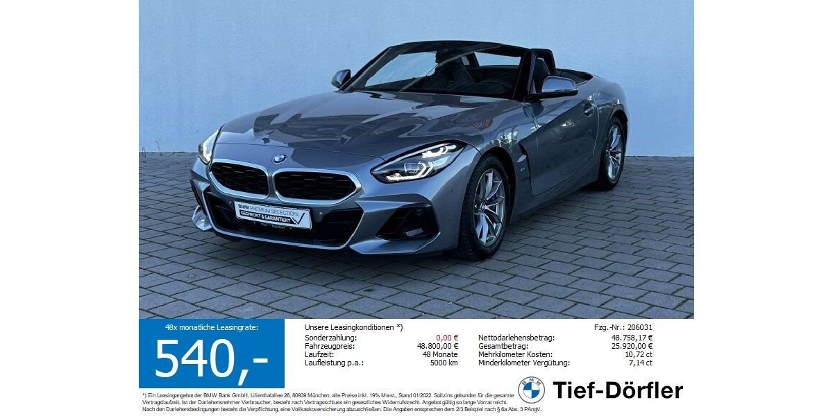 BMW Z4 26.328 km 46.880 € Marktsteft 97342