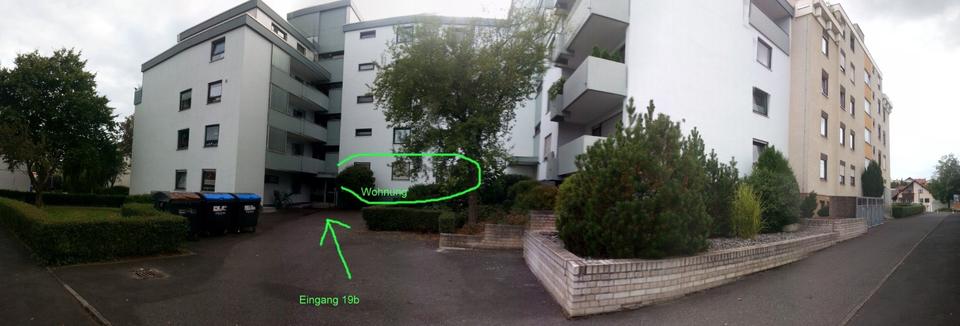 Etagenwohnung Würzburg Sanderau - 4 Zimmer, 99 m&sup2;, 1.100&euro; | Angebot:26653343