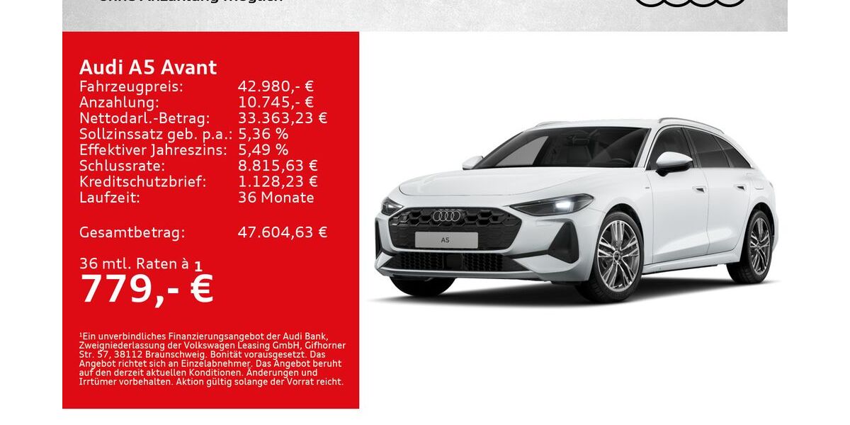 Audi A5 23.000 km 42.980 &euro; Würzburg 97076
