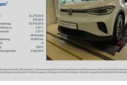 VW ID.4 32.200 km 34.270 &euro; Ochsenfurt 97199