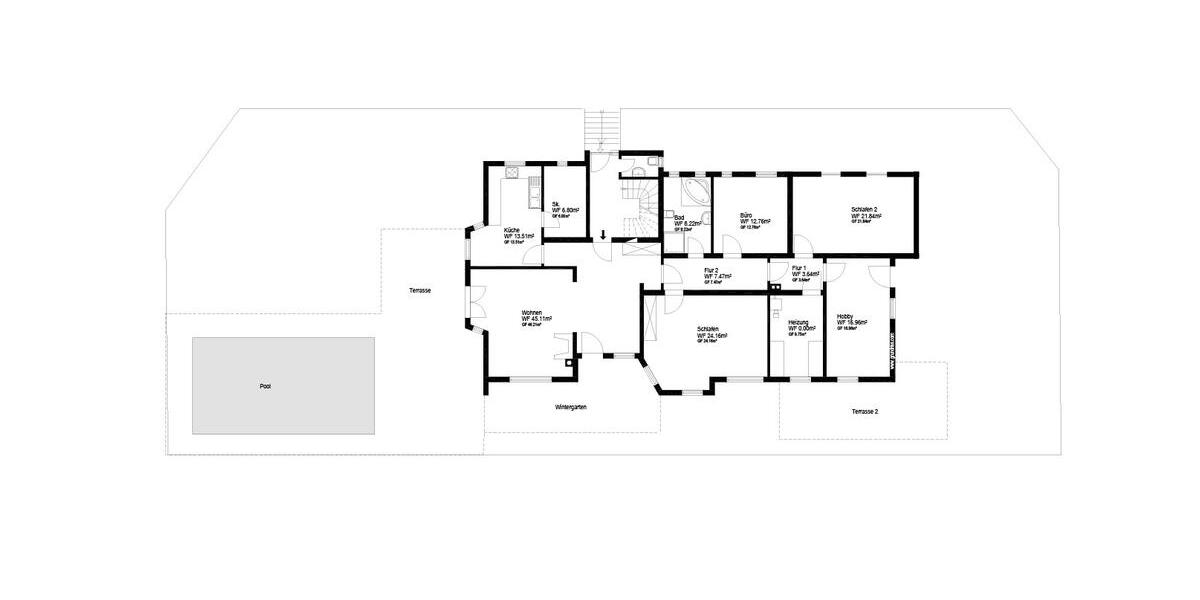 Wunderschöne EG-Wohnung - exklusiver Pool, Kamin & großem Garten 5.5 zimmer
