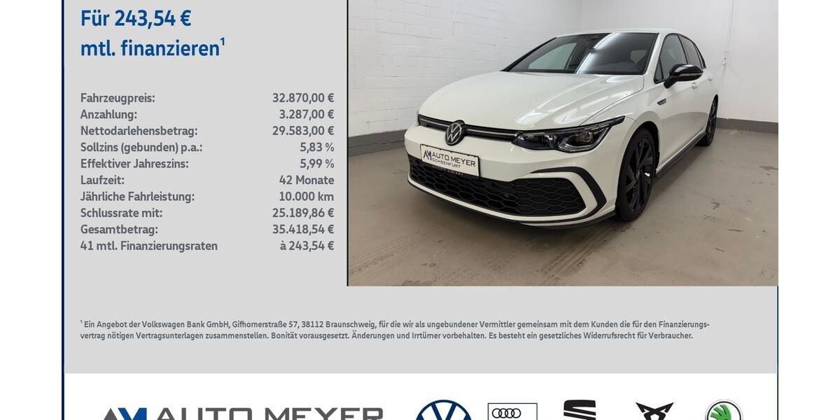 VW Golf 22.979 km 32.870 &euro; Reichenberg 97234