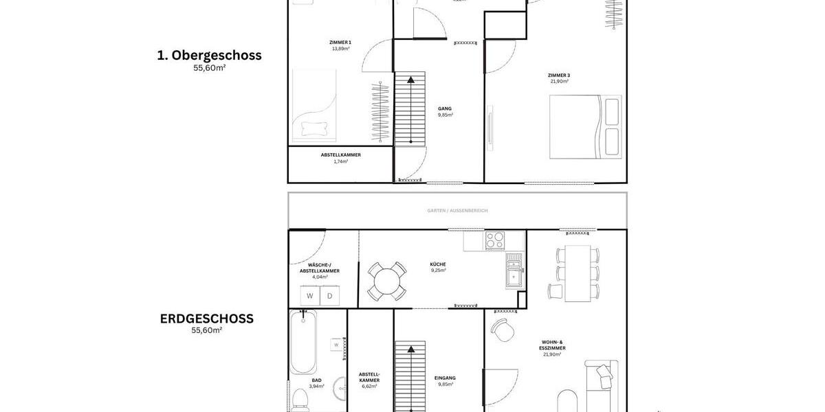 Einfamilienhaus Würzburg Steinbachtal - 4.5 Zimmer, 111 m&sup2;, 314.900&euro; | Angebot:26019270