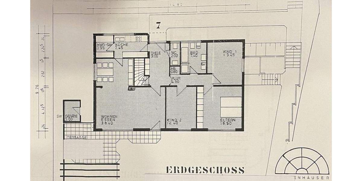 Freistehender Bungalow mit 2 Appartements 7 zimmer