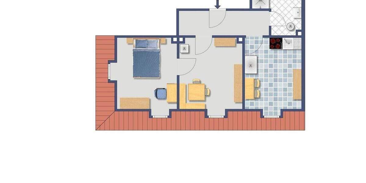 Etagenwohnung Würzburg Altstadt - 2 Zimmer, 51 m&sup2;, 229.000&euro; | Angebot:26118287