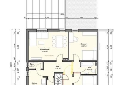 5-Zimmerwohnung, perfekt für eine WG zimmer