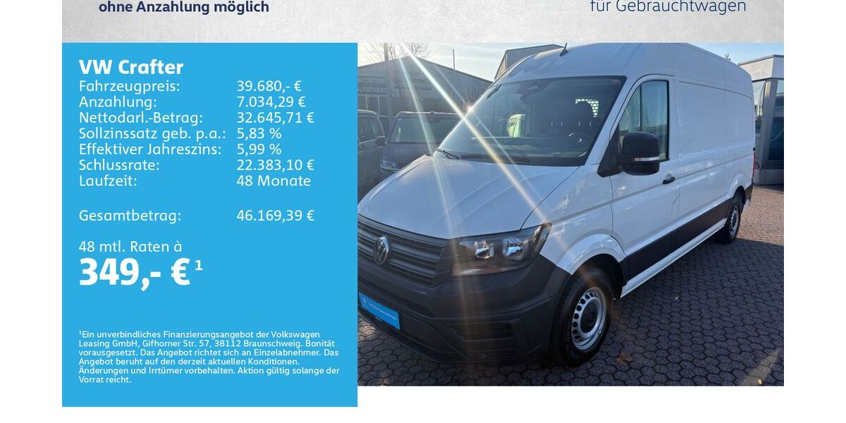 VW Crafter 16.000 km 38.980 &euro; Würzburg 97076