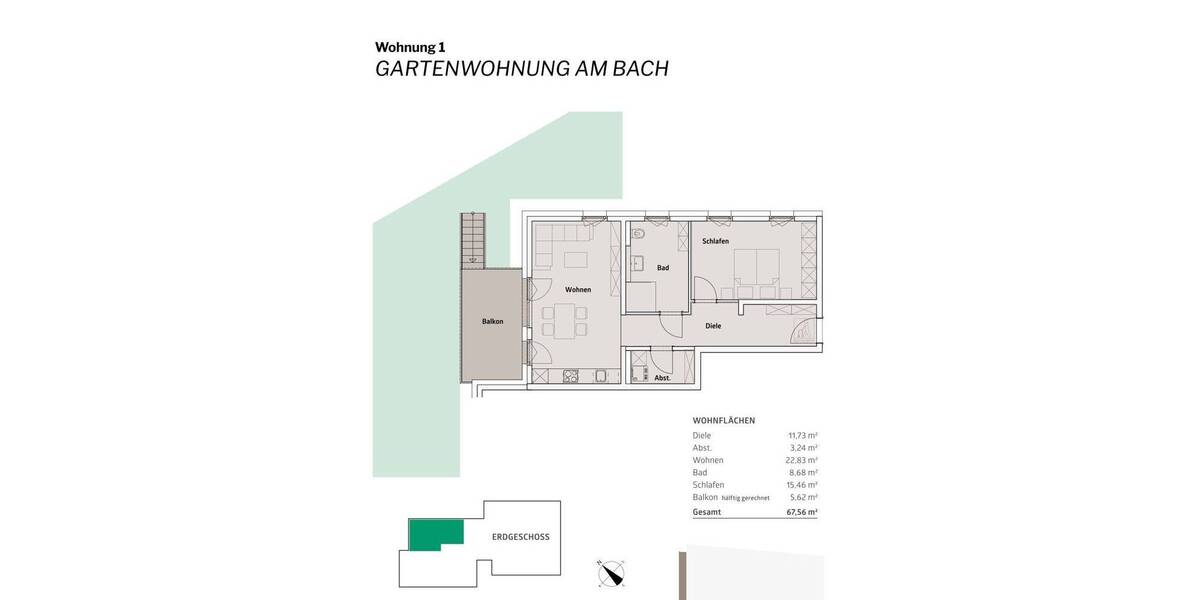 Etagenwohnung Marktheidenfeld - 2 Zimmer, 67 m&sup2;, 325.000&euro; | Angebot:26929533