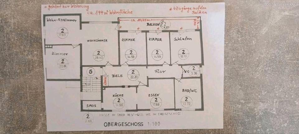 Etagenwohnung Triefenstein - 7 Zimmer, 194 m&sup2;, 318.700&euro; | Angebot:26355391