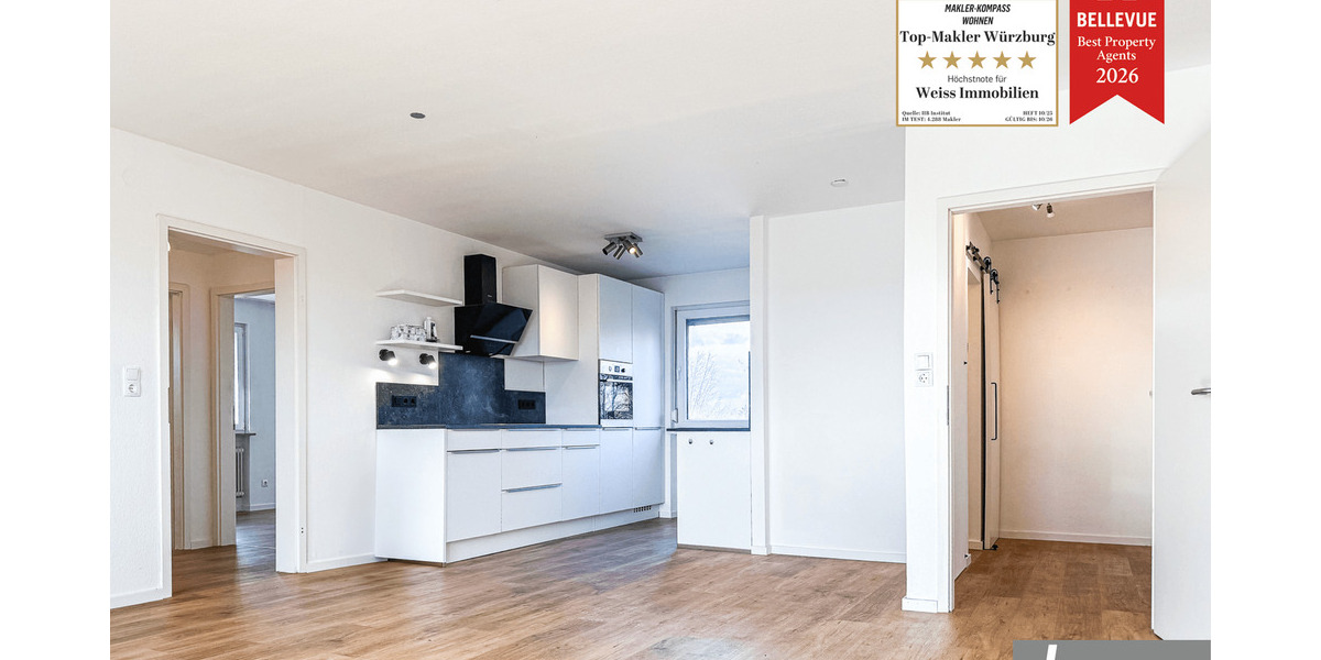 Etagenwohnung Würzburg Lengfeld - 3 Zimmer, 75 m&sup2;, 1.050&euro; | Angebot:25156117