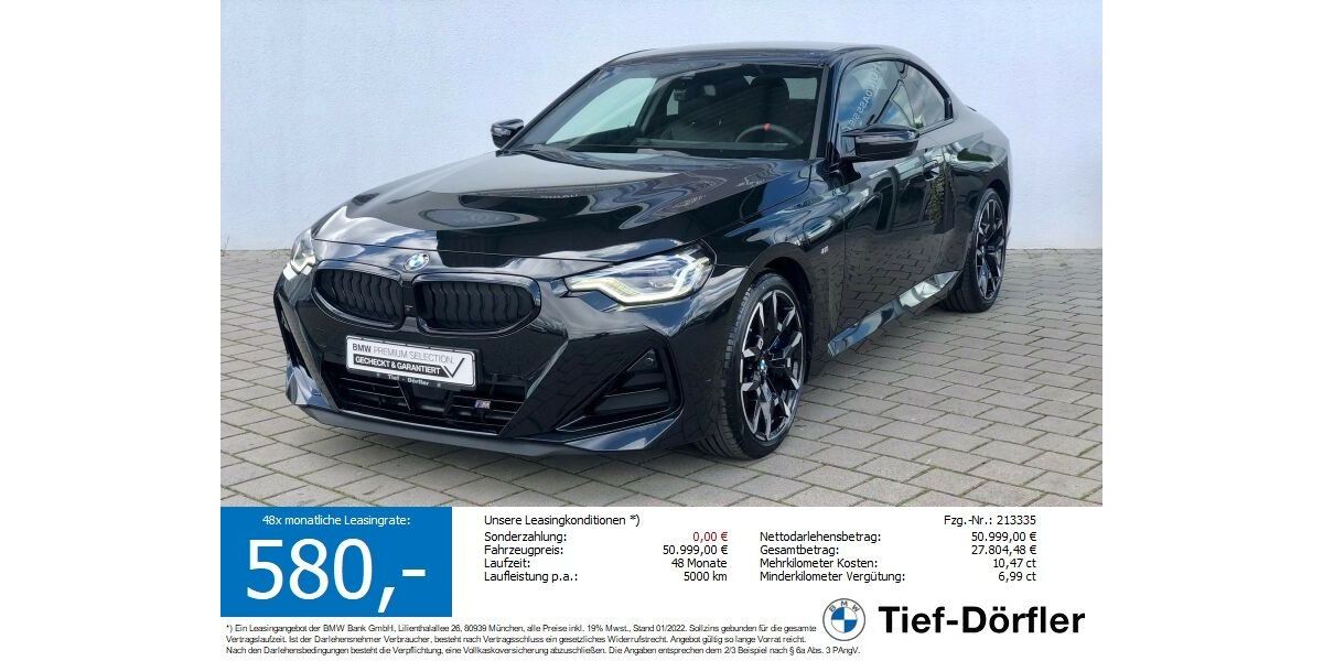 BMW M240i 17.200 km 49.999 &euro; Marktsteft 97342