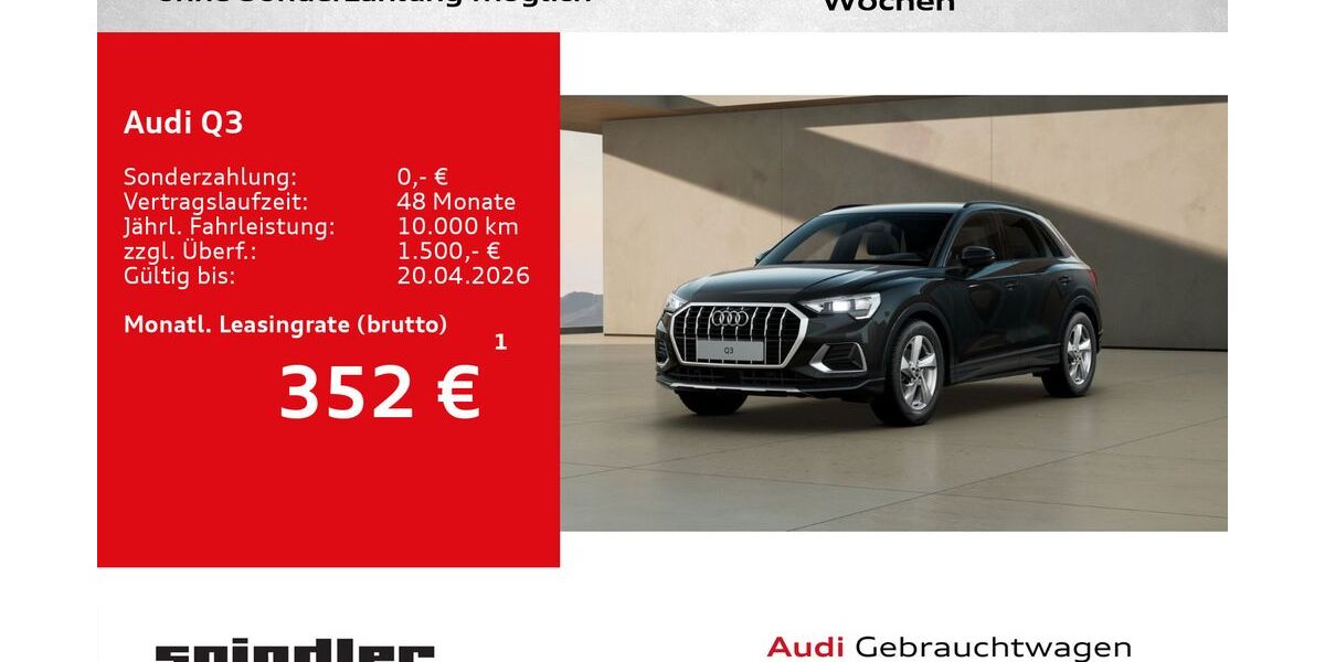 Audi Q3 28.000 km 38.580 &euro; Würzburg 97076