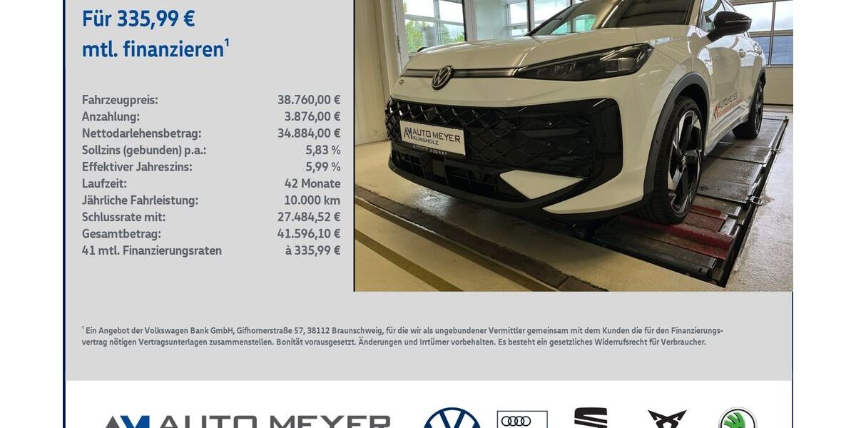 VW T-Roc 3.800 km 38.760 &euro; Reichenberg 97234