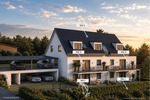 Ganze Etage, Balkonterrassenwohnung - 4,5 Zimmer - Neubau mit 5 Wohneinheiten, hier WE 5 - Dachgeschoßwohnung Höchberg | Angebot:26143368