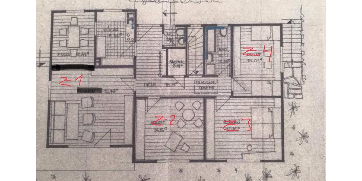 Etagenwohnung Würzburg - 5 Zimmer, 20 m&sup2;, 450&euro; | Angebot:25962954