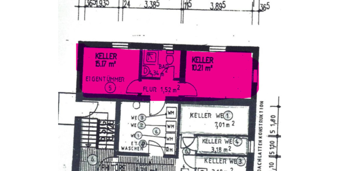 2-Zimmer-Apartment im Souterrain in Gerbrunn – ab sofort frei 2 zimmer