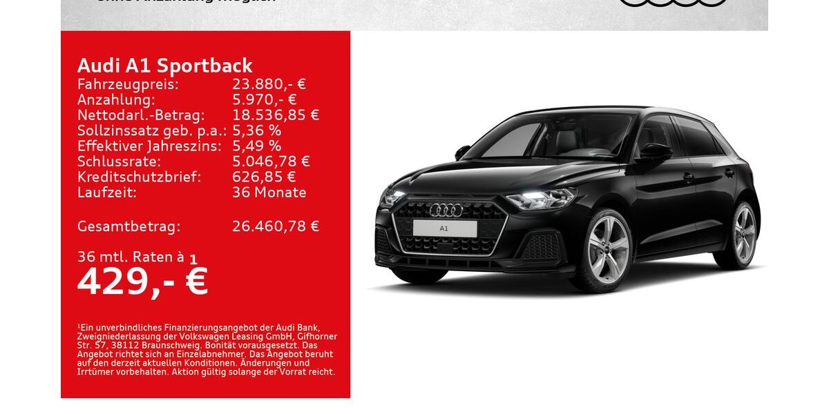 Audi A1 8.500 km 23.880 &euro; Kitzingen 97318