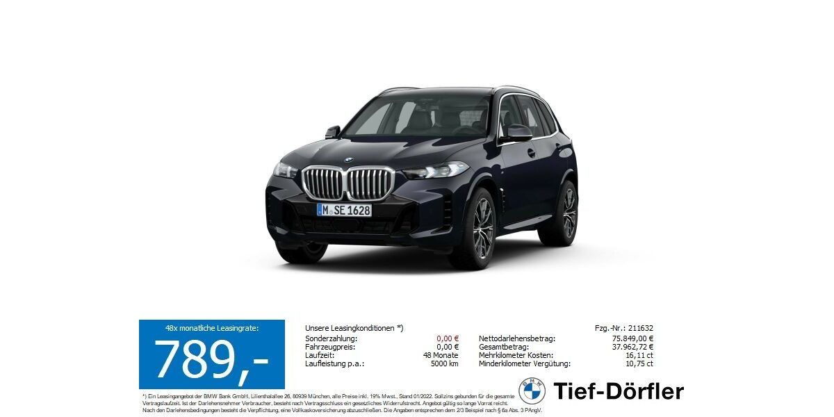 BMW X5 13.949 km 75.740 &euro; Marktsteft 97342
