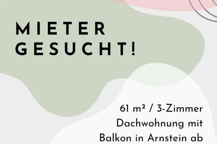 Wohnung Arnstein - 3 Zimmer, 61 m&sup2;, 780&euro; | Angebot:25326581