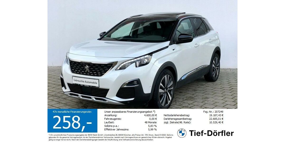 Peugeot 3008 75.000 km 21.790 € Marktsteft 97342
