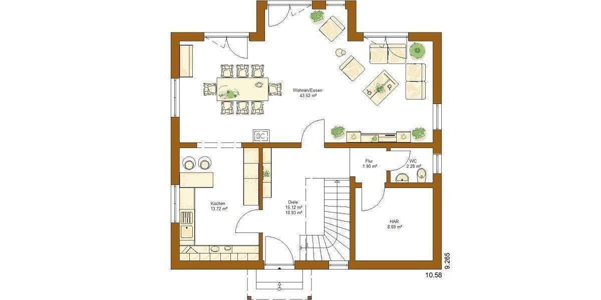 Einfamilienhaus Gaukönigshofen - 5 Zimmer, 165 m&sup2;, 472.600&euro; | Angebot:25677146