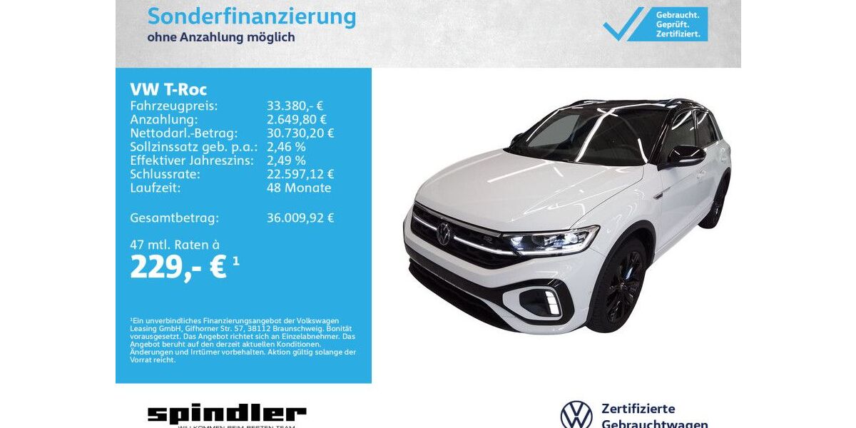 VW T-Roc 21.500 km 33.380 &euro; Kitzingen 97318