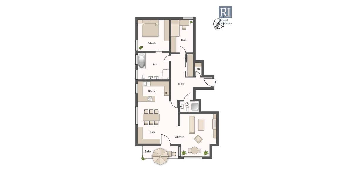 Etagenwohnung Würzburg Altstadt - 3 Zimmer, 110 m&sup2;, 485.000&euro; | Angebot:26816391