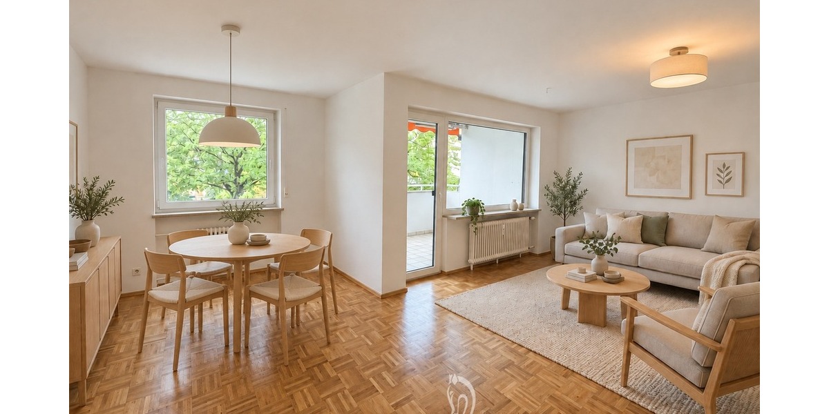 Altersgerecht - Aufzug, Loggia und Tiefgarage – gepflegte 3-Zimmer-Wohnung - Etagenwohnung Höchberg | Angebot:27450926