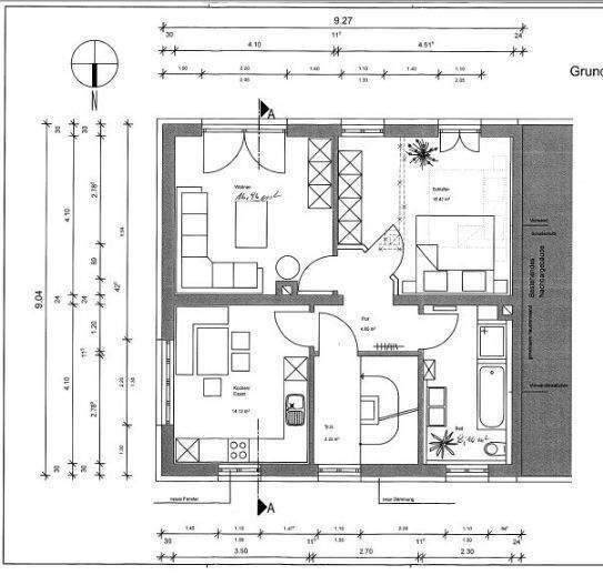 Etagenwohnung Würzburg Versbach - 2 Zimmer, 68 m&sup2;, 735&euro; | Angebot:25771267