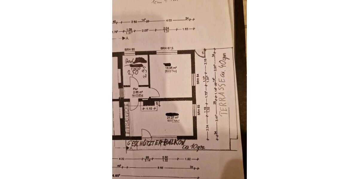 Erdgeschoßwohnung Randersacker - 2 Zimmer, 60 m&sup2;, 1.055&euro; | Angebot:24787432