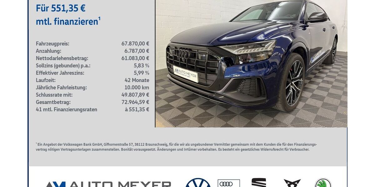 Audi Q8 38.000 km 67.870 &euro; Ochsenfurt 97199