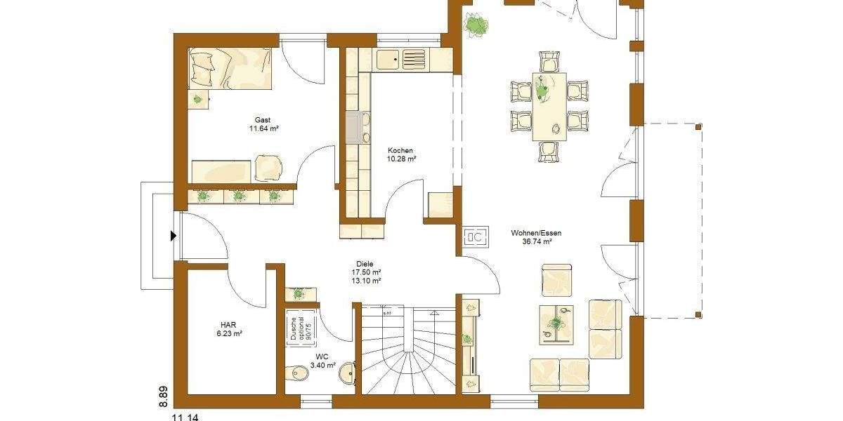 Einfamilienhaus Ochsenfurt Goßmannsdorf - 5 Zimmer, 150 m&sup2;, 563.930&euro; | Angebot:25741748