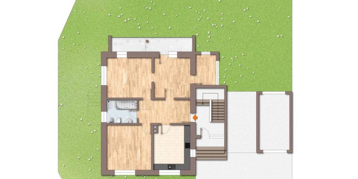 Etagenwohnung Bütthard Gützingen - 3 Zimmer, 100 m&sup2;, 690&euro; | Angebot:26290164
