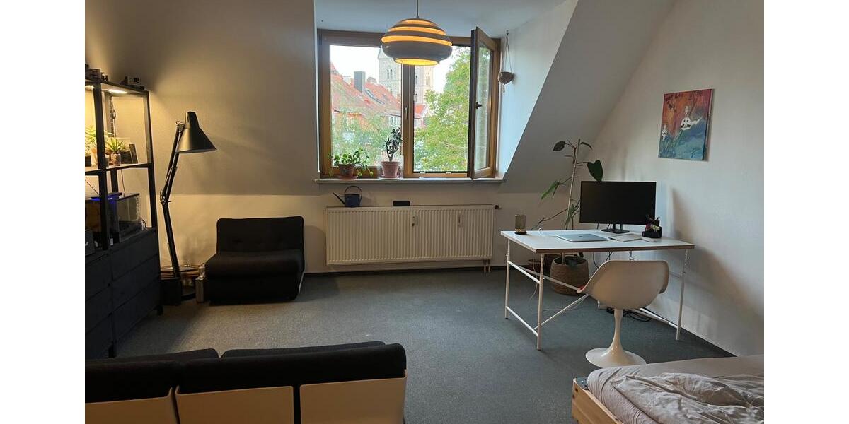 Dachgeschoßwohnung Würzburg Sanderau - 1 Zimmer, 39 m&sup2;, 700&euro; | Angebot:26614974