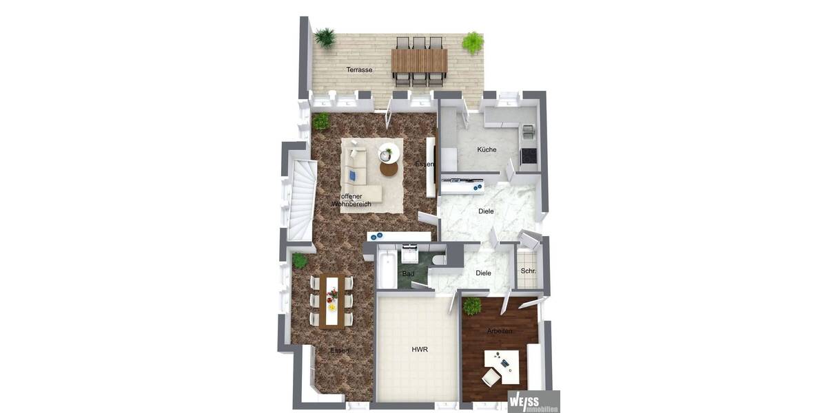 Etagenwohnung Höchberg - 5 Zimmer, 219 m&sup2;, 2.120&euro; | Angebot:26799113