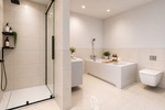 Ganze Etage, Balkonterrassenwohnung - 4,5 Zimmer - Neubau mit 5 Wohneinheiten, hier WE 5 - Dachgeschoßwohnung Höchberg | Angebot:26143368