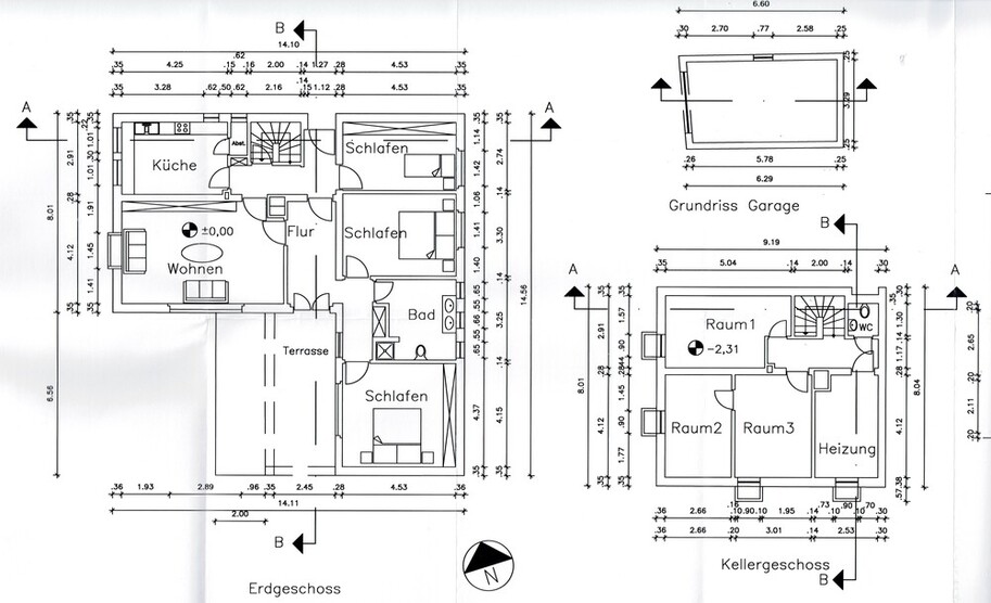 Freistehender Bungalow in ausgezeichneter Wohnlage mit großem, begrünten Garten 4 zimmer